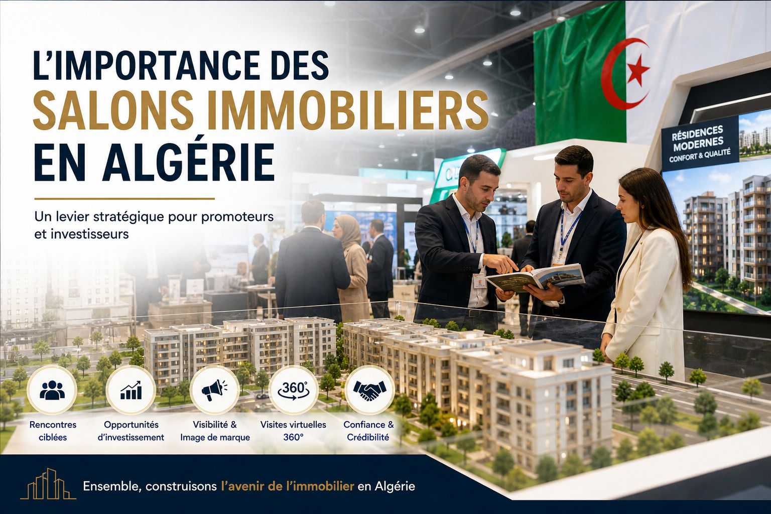 L’importance des salons immobiliers en Algérie : un levier stratégique pour promoteurs et investisseurs